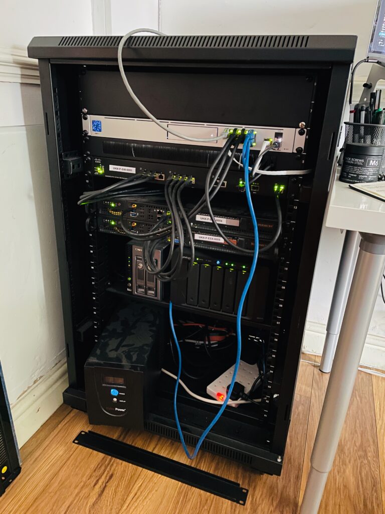 My original Homelab when it actually lived at home!