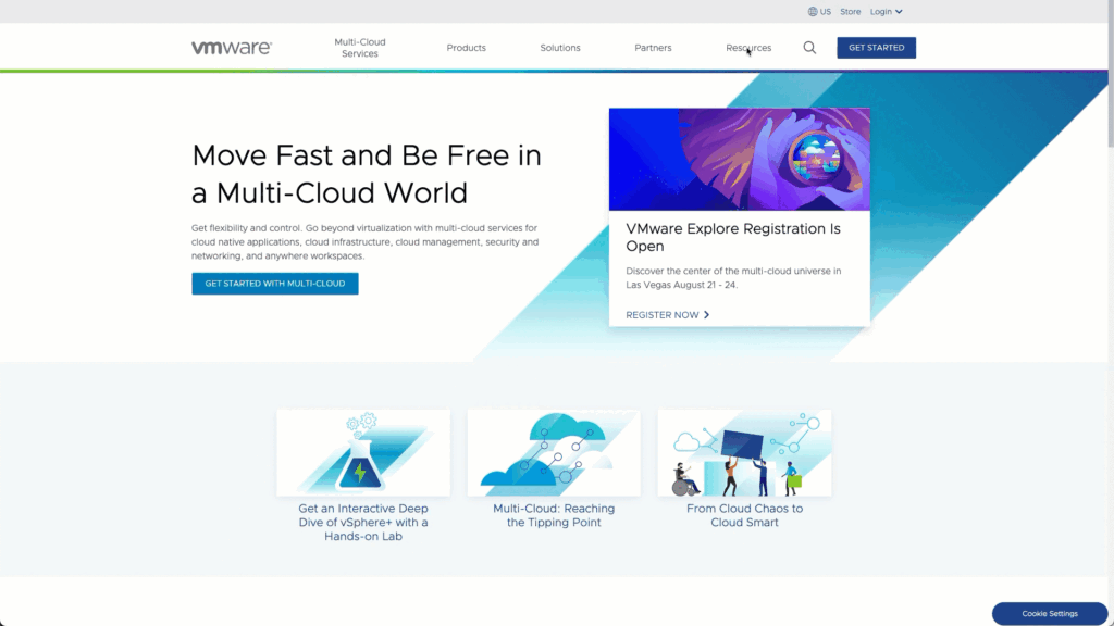 A short animation showing how VMware Aria Suite Lifecycle can be downloaded without Aria Automation
